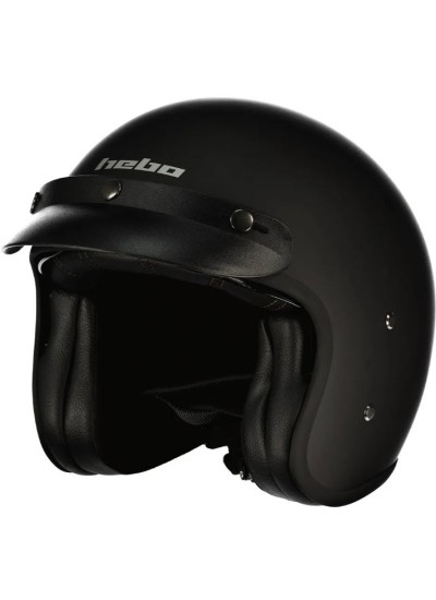 CASCO JET HEBO BOLITA NEGRO MATE-1