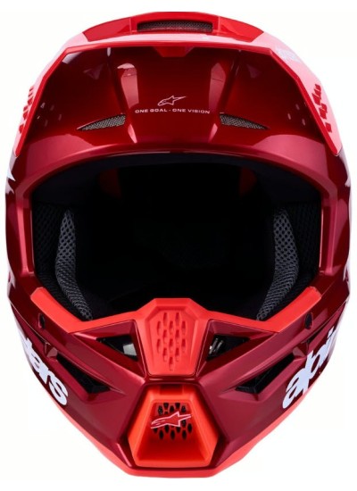 CASCO ALPINESTARS S-M3 RADIUM red mot red fl white gl-1