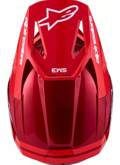 CASCO ALPINESTARS S-M3 RADIUM red mot red fl white gl-1