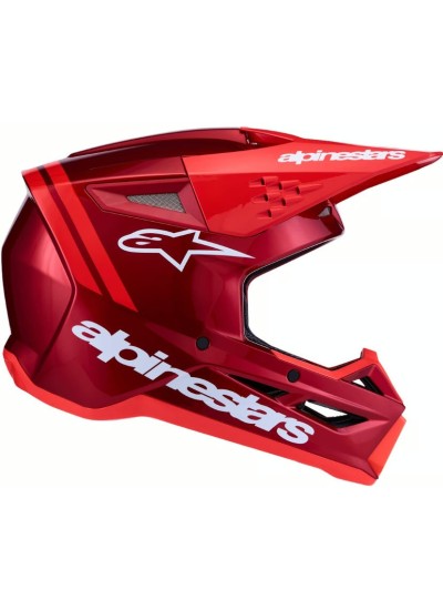 CASCO ALPINESTARS S-M3 RADIUM red mot red fl white gl-1