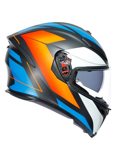 CASCO AGV K-5 S PINLOCK MAXVISION CORE NEGRO_AZUL_NARANJA_2