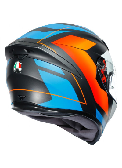 CASCO AGV K-5 S PINLOCK MAXVISION CORE NEGRO_AZUL_NARANJA_3