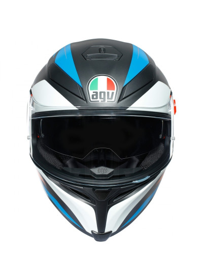 CASCO AGV K-5 S PINLOCK MAXVISION CORE NEGRO_AZUL_NARANJA_6