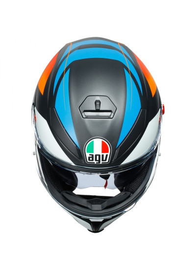 CASCO AGV K-5 S PINLOCK MAXVISION CORE NEGRO_AZUL_NARANJA_7