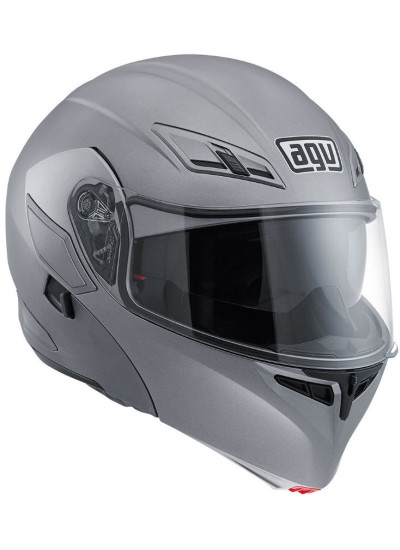 CASCO AGV COMPACT ST SOLID PINLOCK GRIS