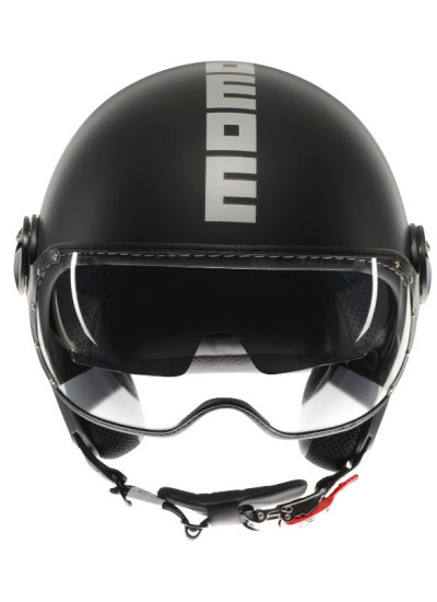 casco momo FGTR EVO E2206 Matt black silver-1