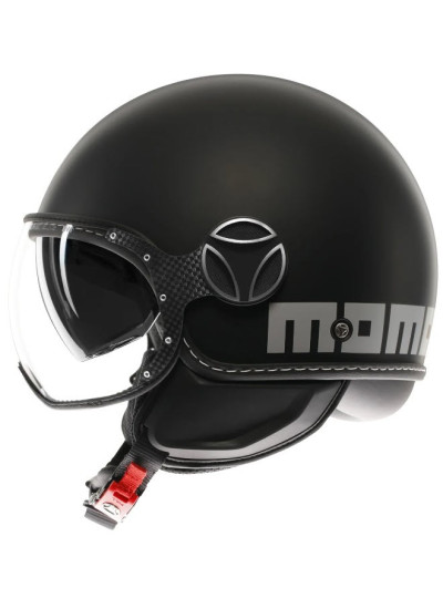 casco momo FGTR EVO E2206 Matt black silver