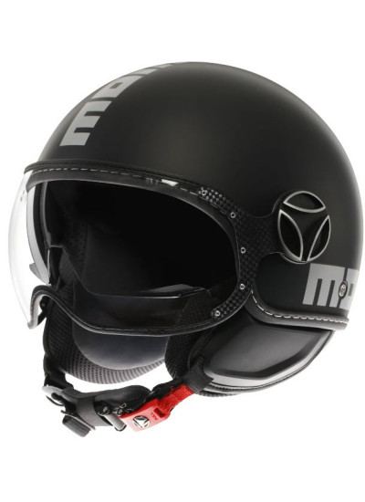 casco momo FGTR EVO E2206 Matt black silver