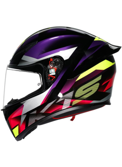 Casco AGV K1 S - FASTLAP - Negro-Violeta