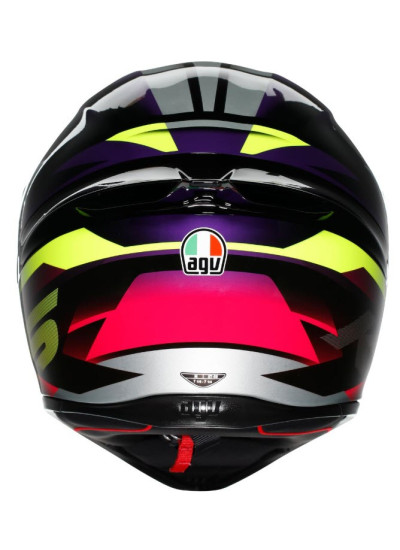 Casco AGV K1 S - FASTLAP - Negro-Violeta