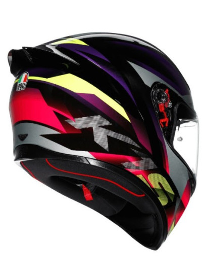 Casco AGV K1 S - FASTLAP - Negro-Violeta