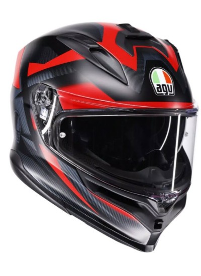 CASCO AGV K7 E2206 MPLK GLIMPSE MATT NEGRO-ROJO-1