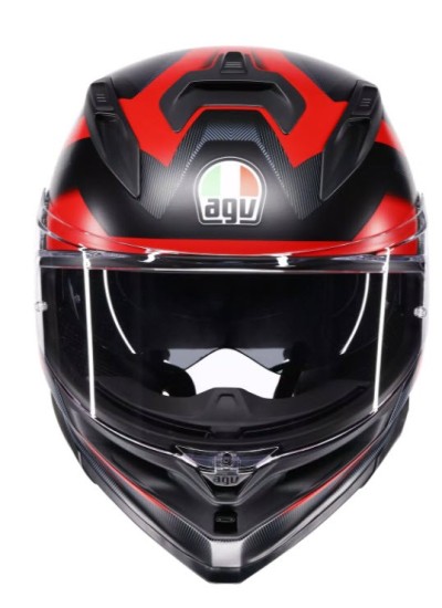 CASCO AGV K7 E2206 MPLK GLIMPSE MATT NEGRO-ROJO-1