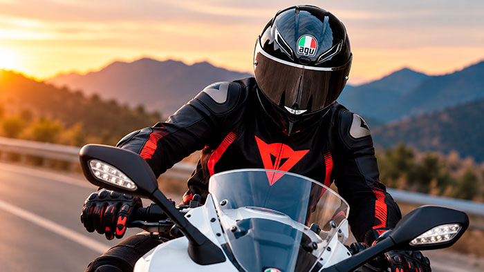 Motorista equipado